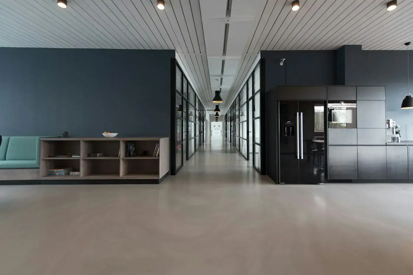 A Grade-A office floor